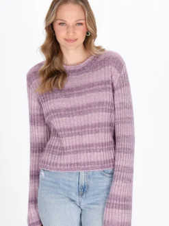MyMo Damen Pullover in mehrfarbig - Ausschnitt: Rundhals