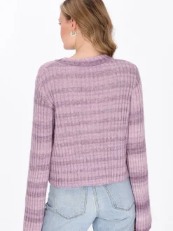 MyMo Damen Pullover in mehrfarbig - Ausschnitt: Rundhals