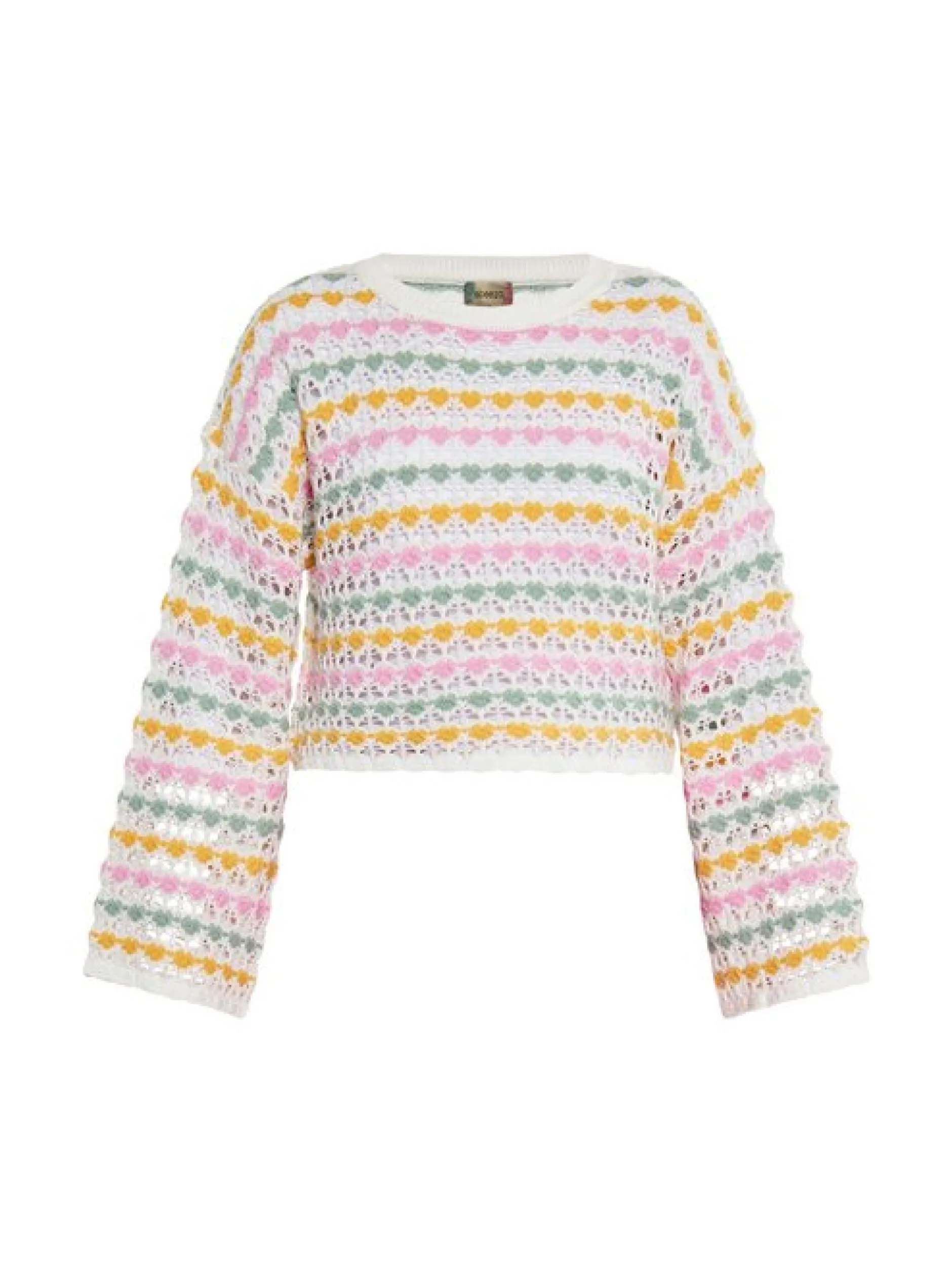 MyMo Damen Pullover in mehrfarbig - Ausschnitt: Rundhals