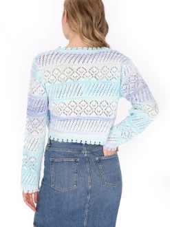 MyMo Damen Pullover in mehrfarbig - Ausschnitt: Rundhals
