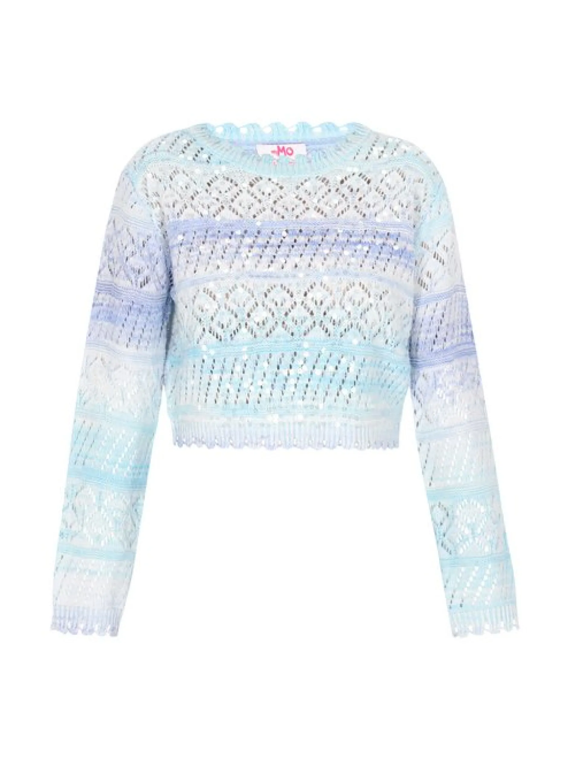 MyMo Damen Pullover in mehrfarbig - Ausschnitt: Rundhals