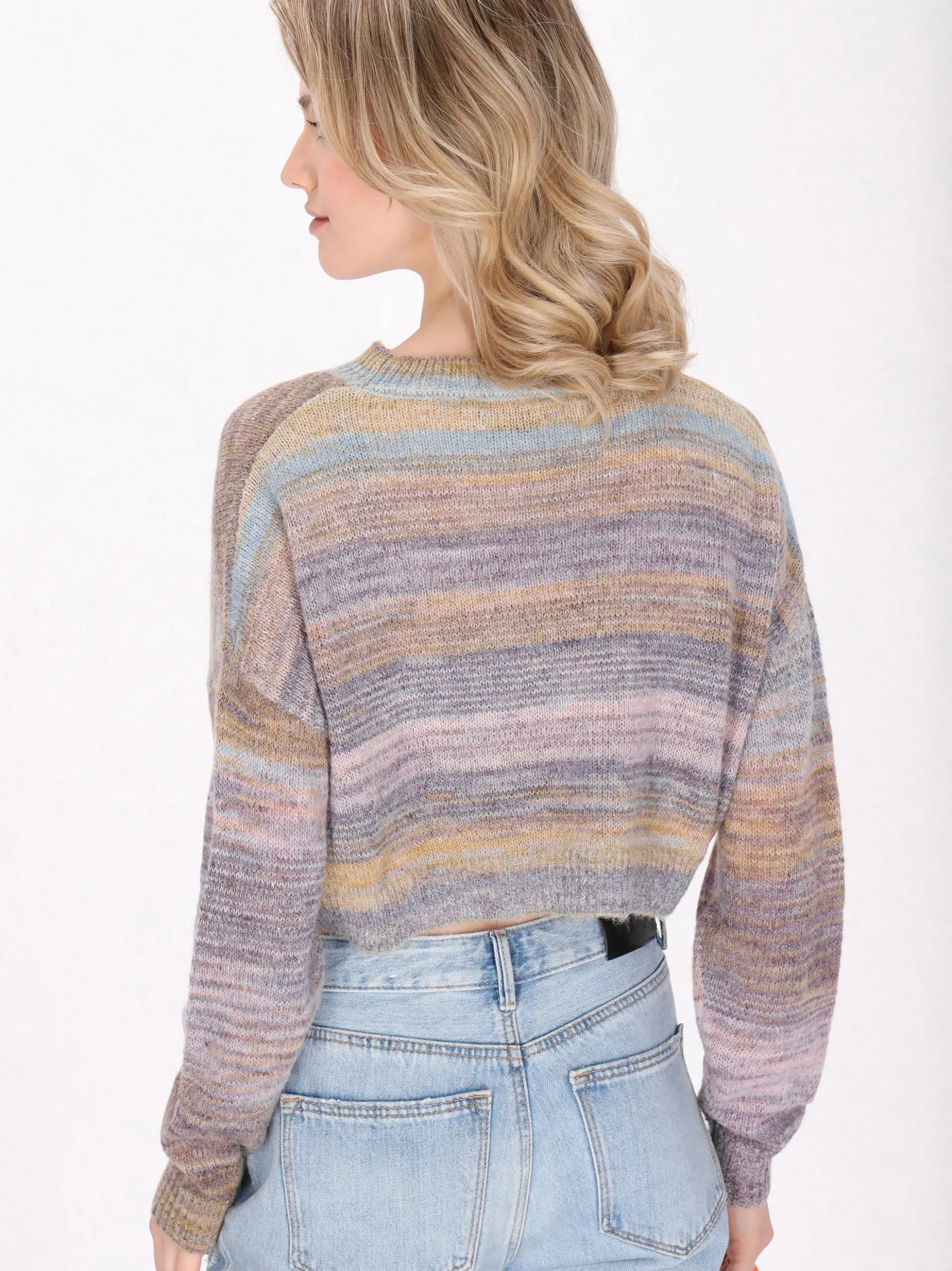 MyMo Damen Pullover in mehrfarbig