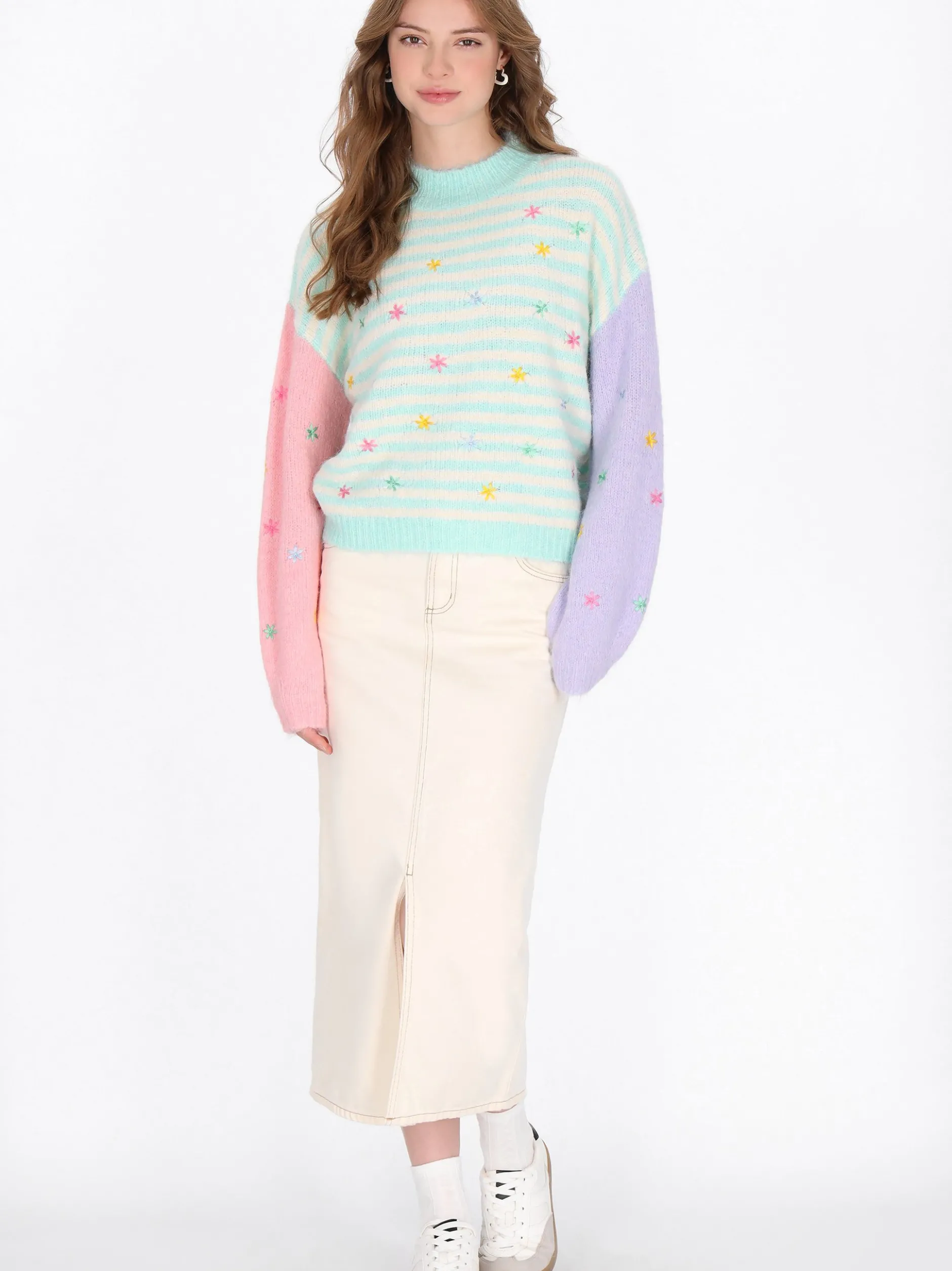 MyMo Damen Pullover in mint