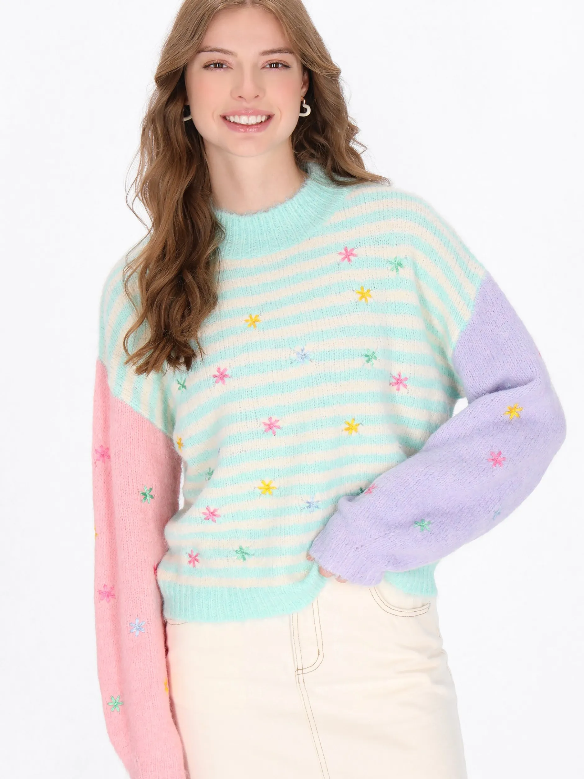 MyMo Damen Pullover in mint