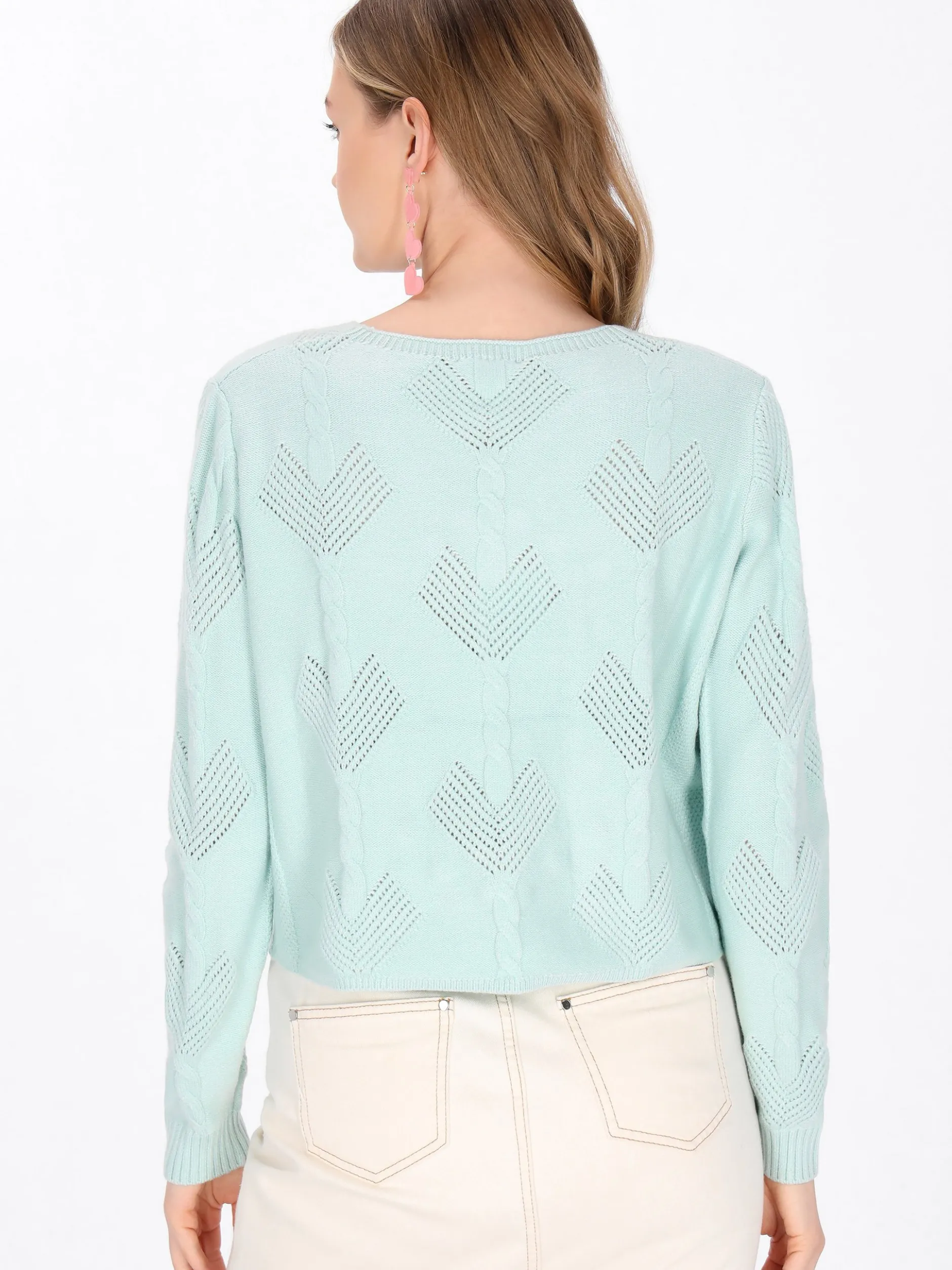 MyMo Damen Pullover in mint