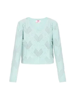 MyMo Damen Pullover in mint