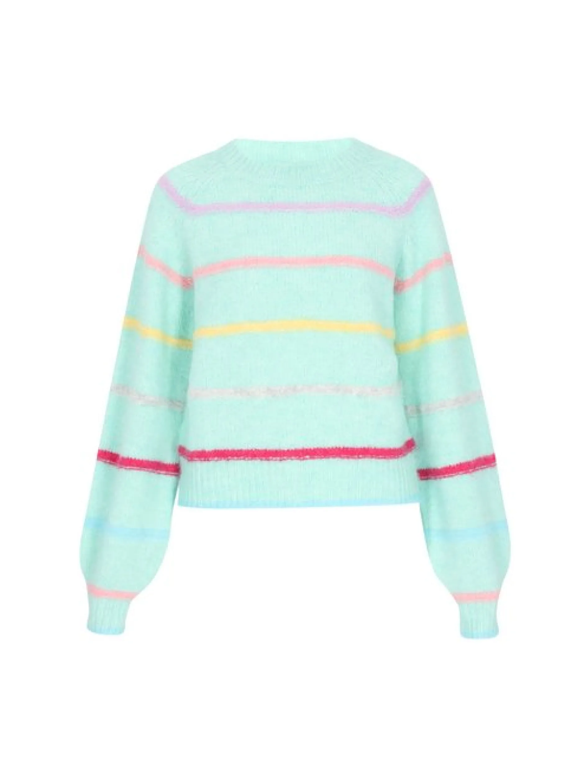 MyMo Damen Pullover in mint - Ausschnitt: Rundhals
