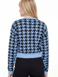 MyMo Damen Pullover in schwarz - Ausschnitt: Rundhals
