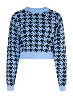 MyMo Damen Pullover in schwarz - Ausschnitt: Rundhals