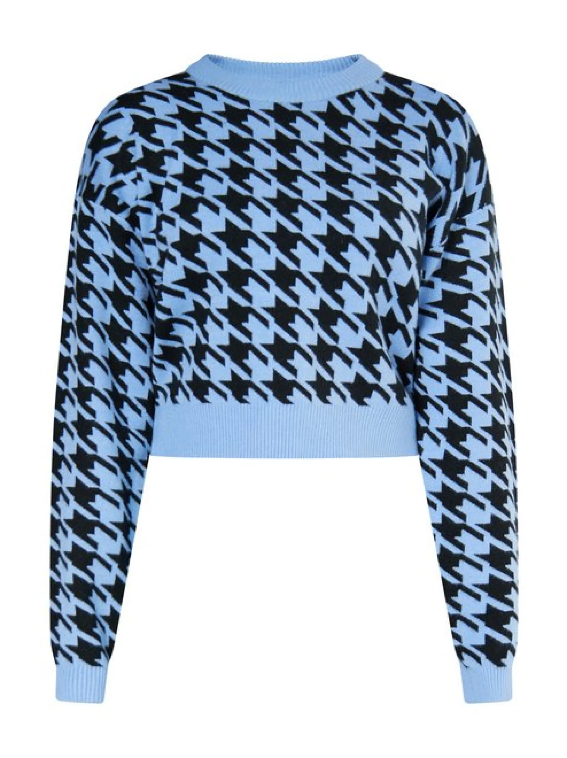 MyMo Damen Pullover in schwarz - Ausschnitt: Rundhals