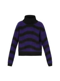 MyMo Damen Pullover in schwarz