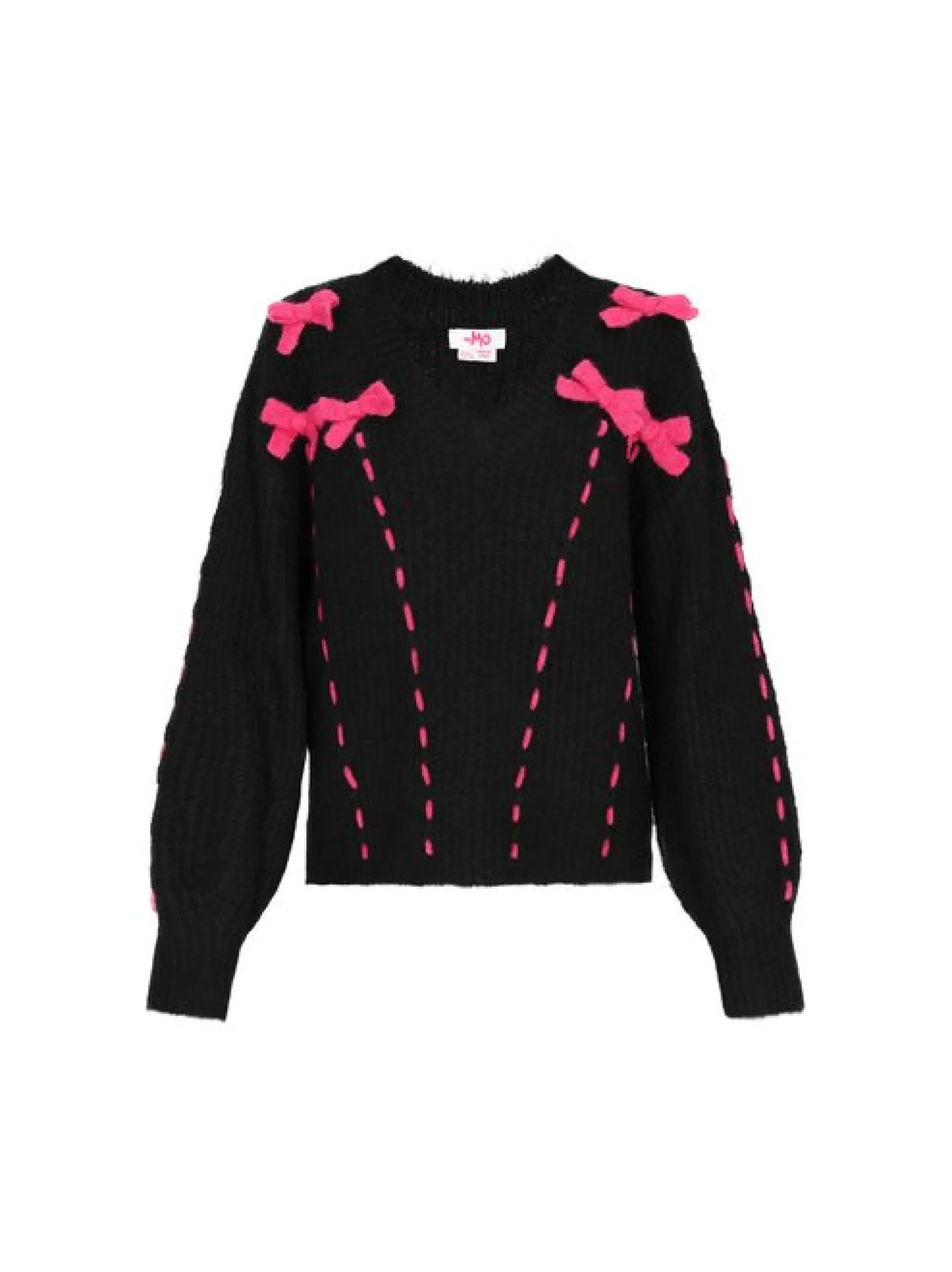 MyMo Damen Pullover in schwarz