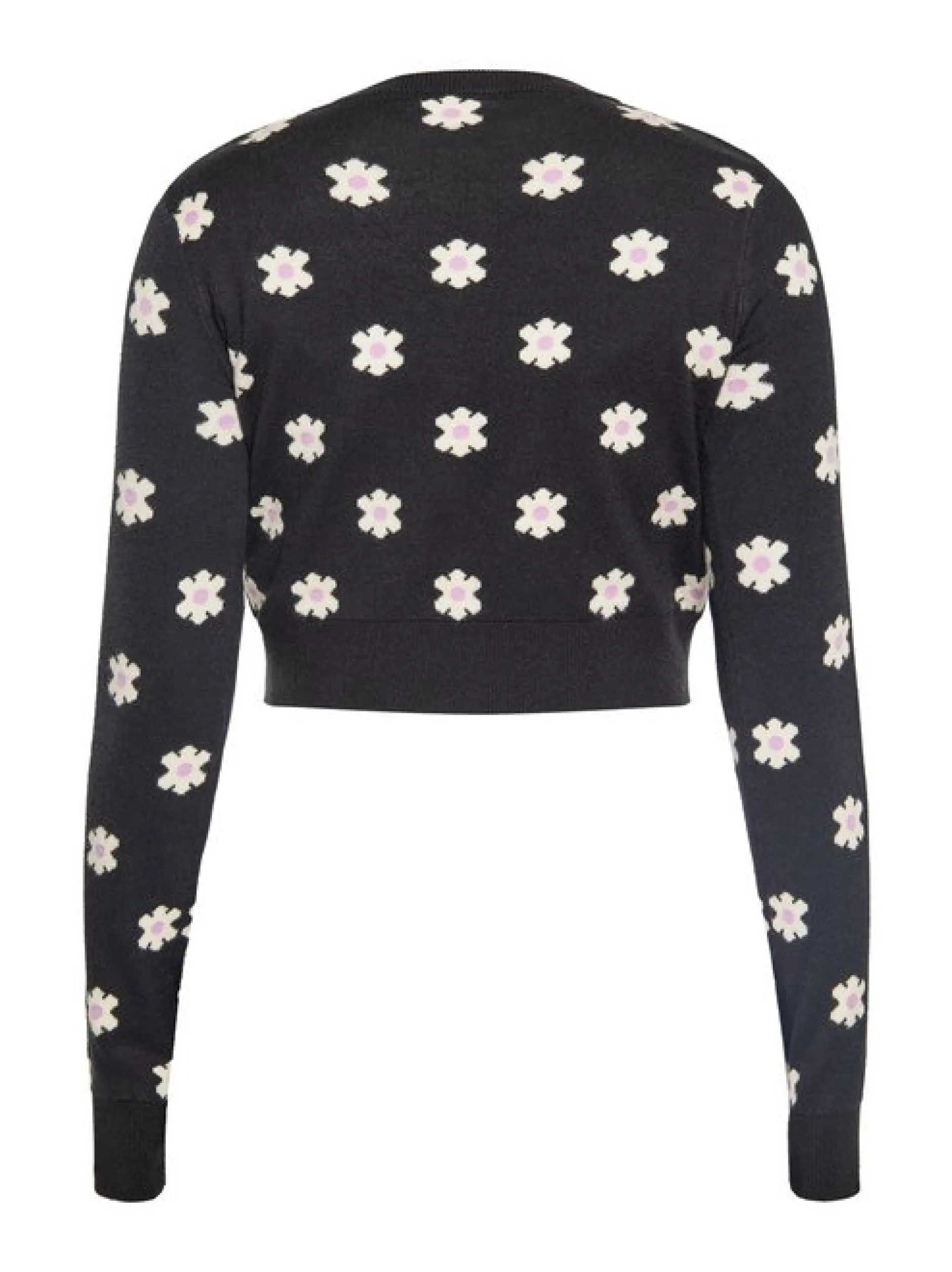 MyMo Damen Pullover in schwarz - Ausschnitt: Rundhals