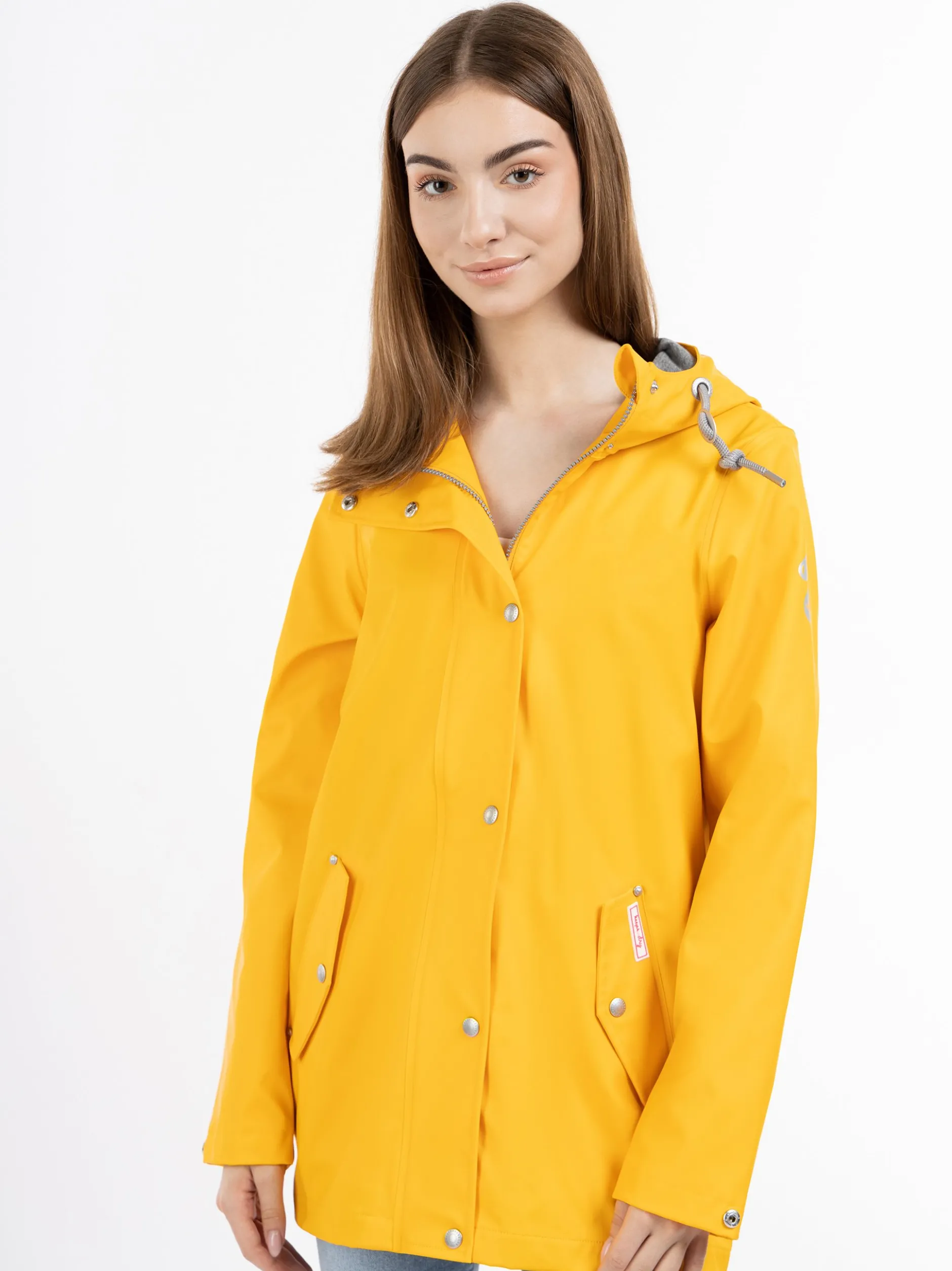 MyMo Damen Regenjacke in gelb