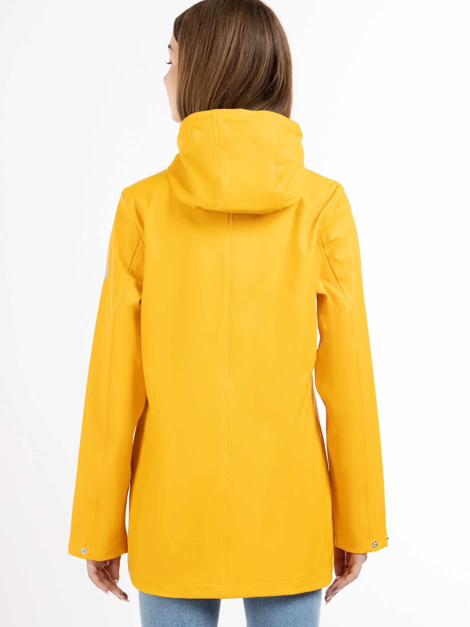 MyMo Damen Regenjacke in gelb