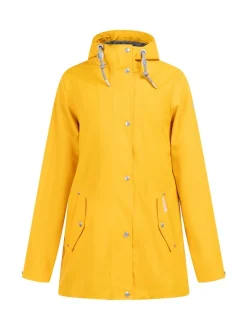 MyMo Damen Regenjacke in gelb