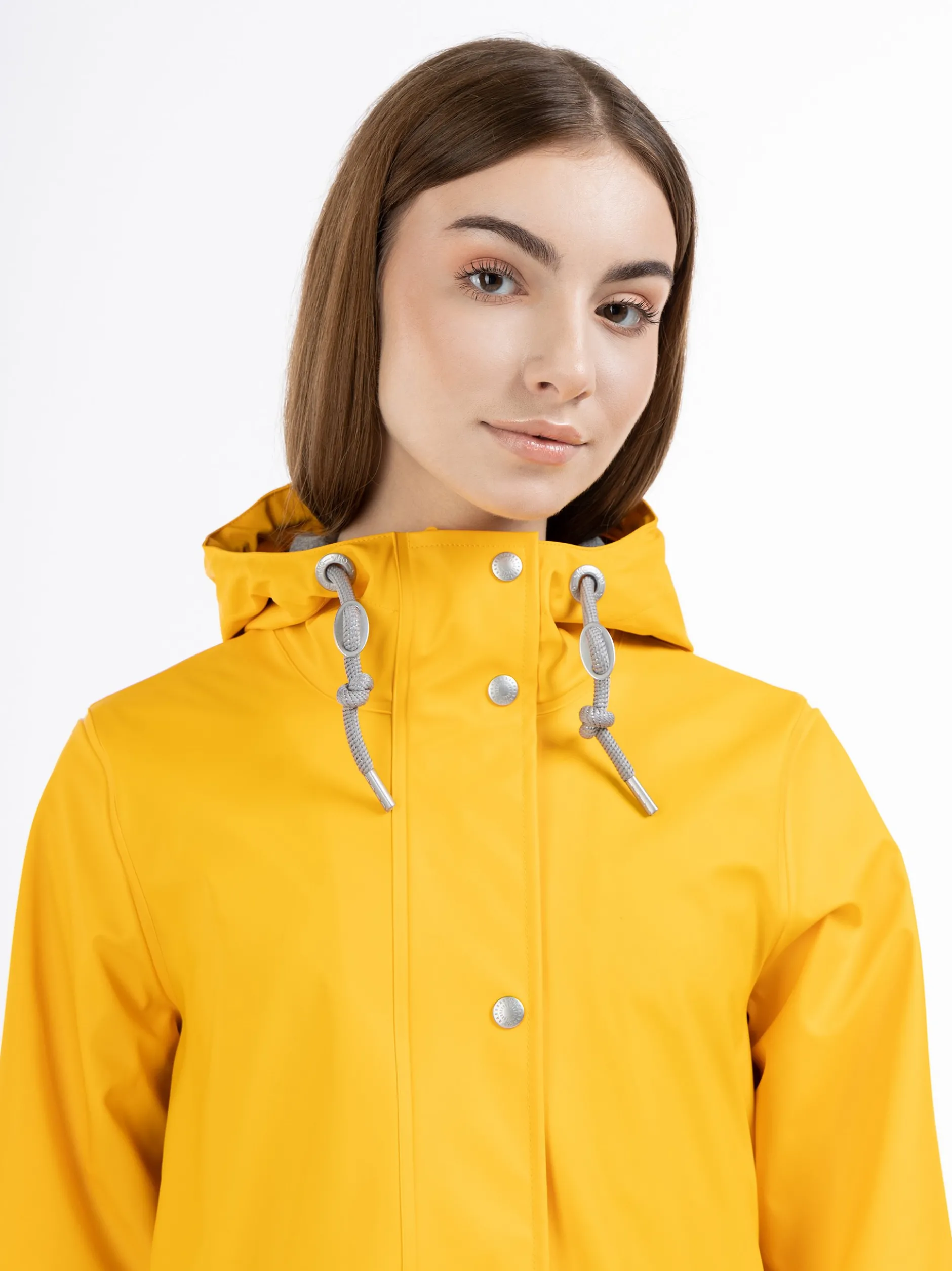 MyMo Damen Regenjacke in gelb
