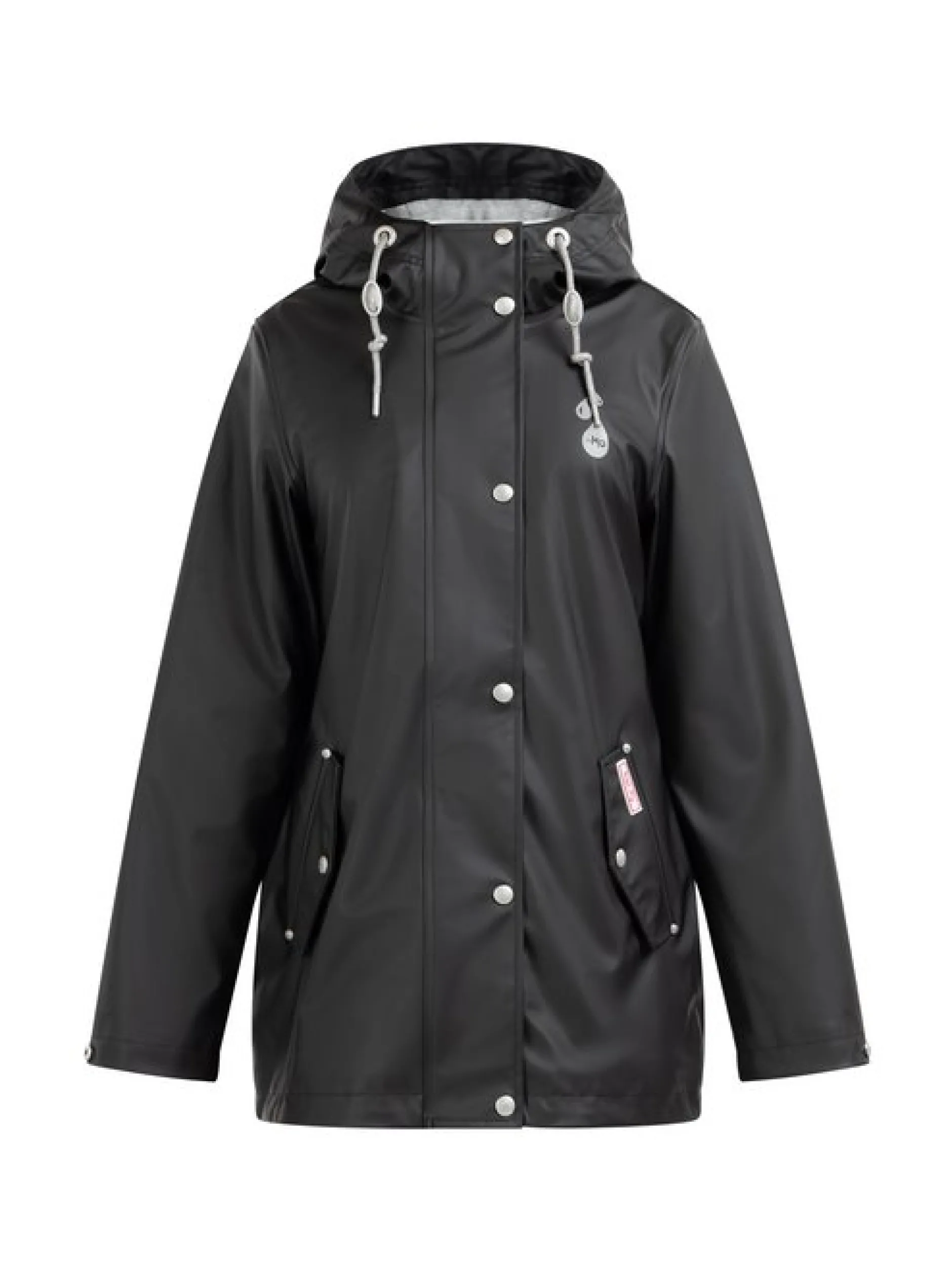 MyMo Damen Regenjacke in schwarz