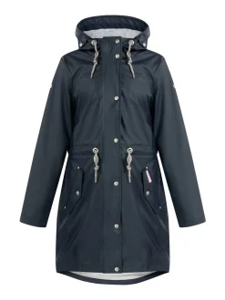 MyMo Damen Regenmantel in marine
