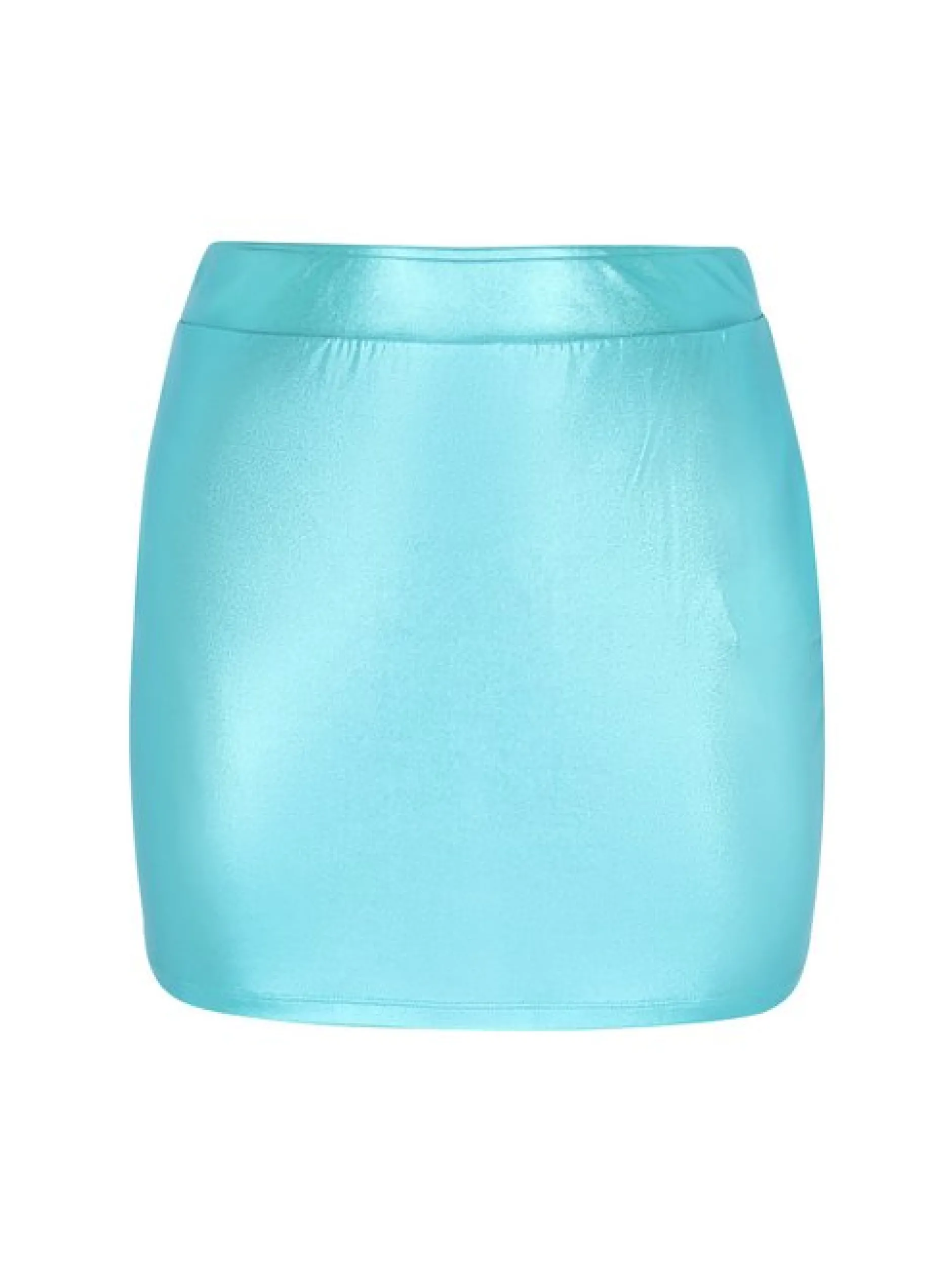 MyMo Damen Rock in aqua - Länge: kurz
