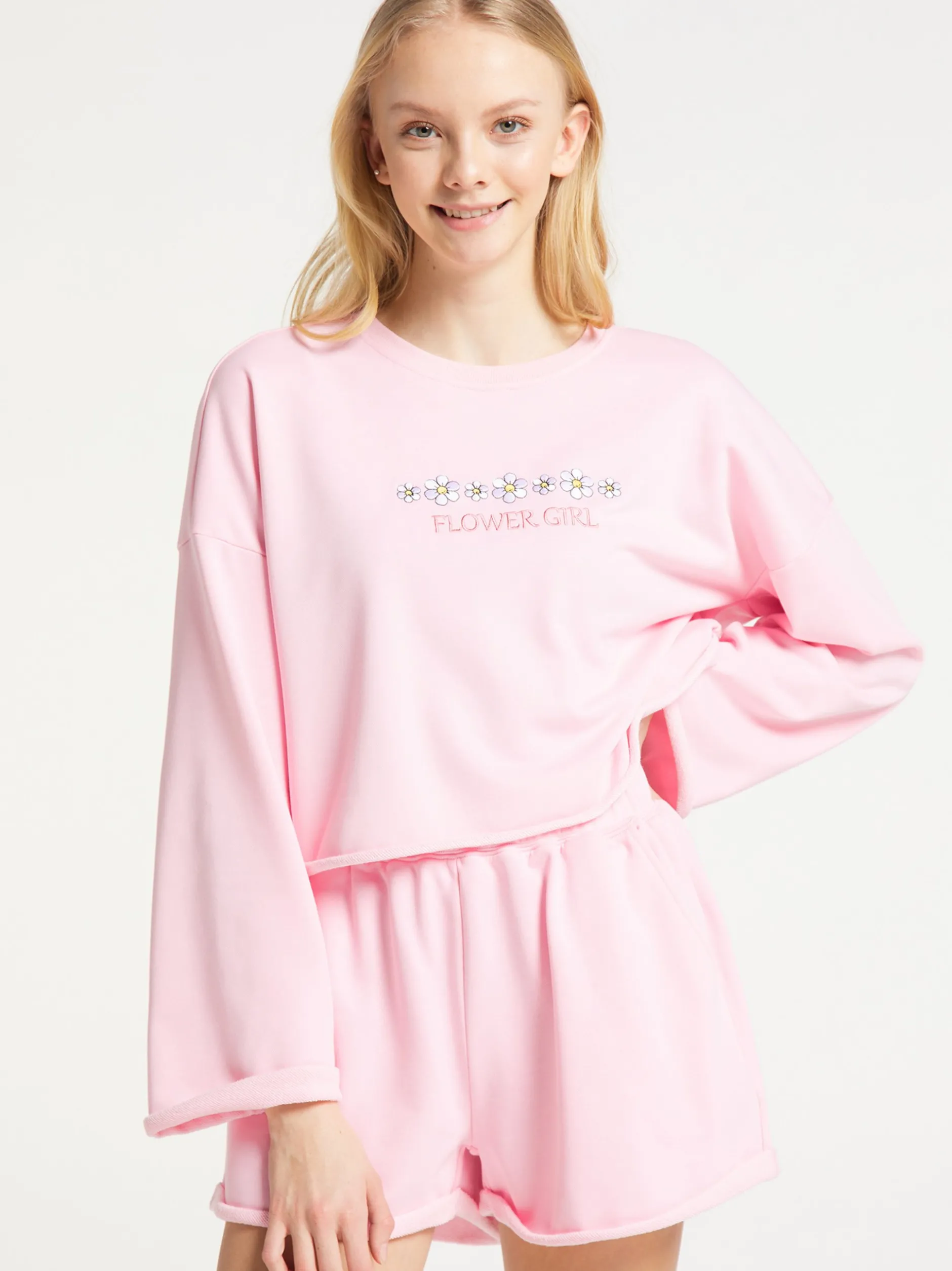 MyMo Damen Set in rosa - Ausschnitt: Rundhals