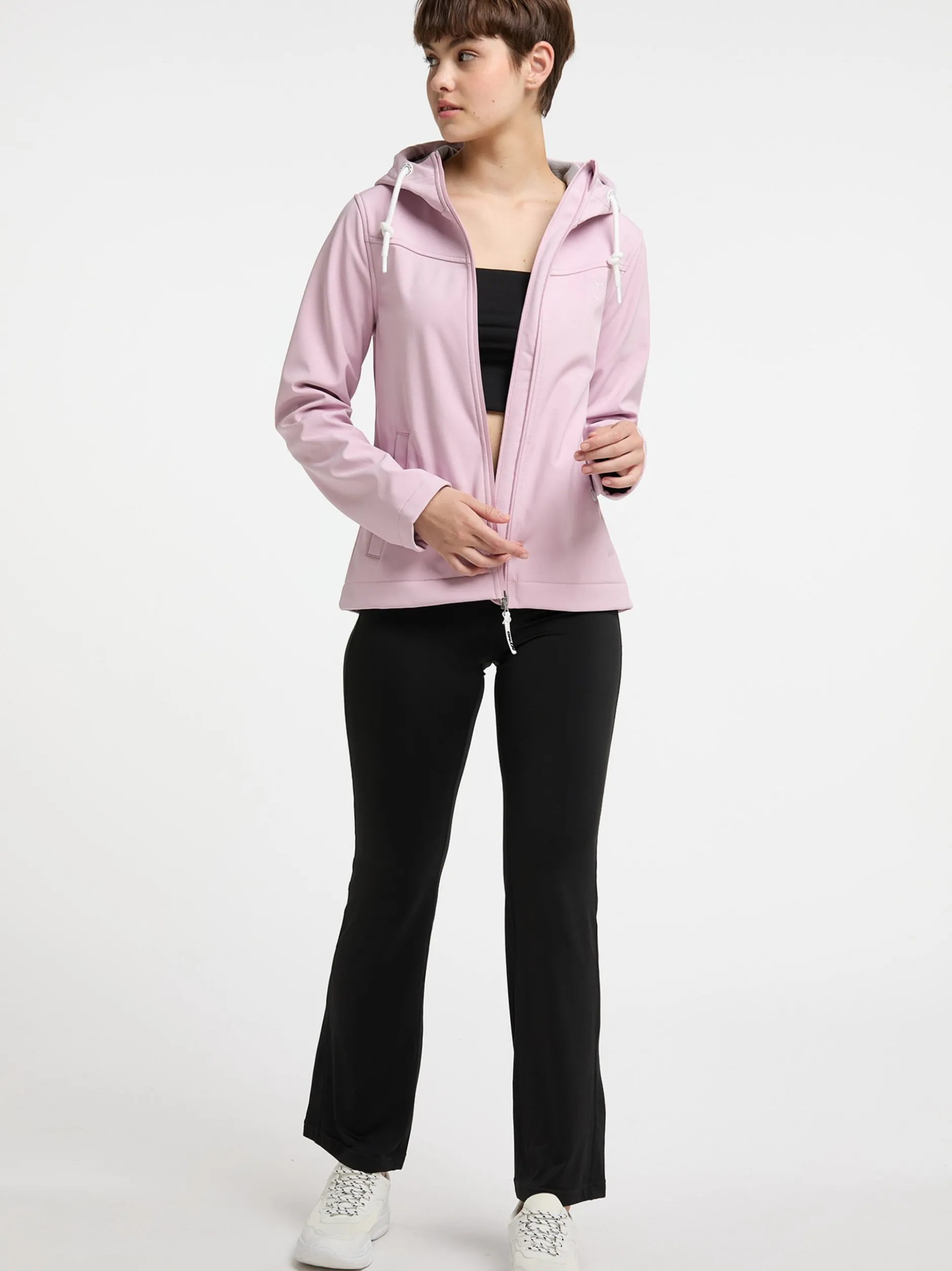MyMo Damen Softshelljacke in rosa