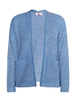 MyMo Damen Strickcardigan in hellblau