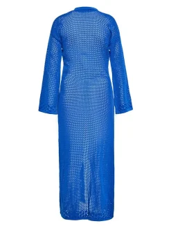 MyMo Damen Strickjacke in blau