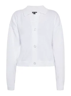 MyMo Damen Strickjacke in ecru