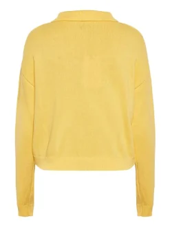 MyMo Damen Strickjacke in gelb