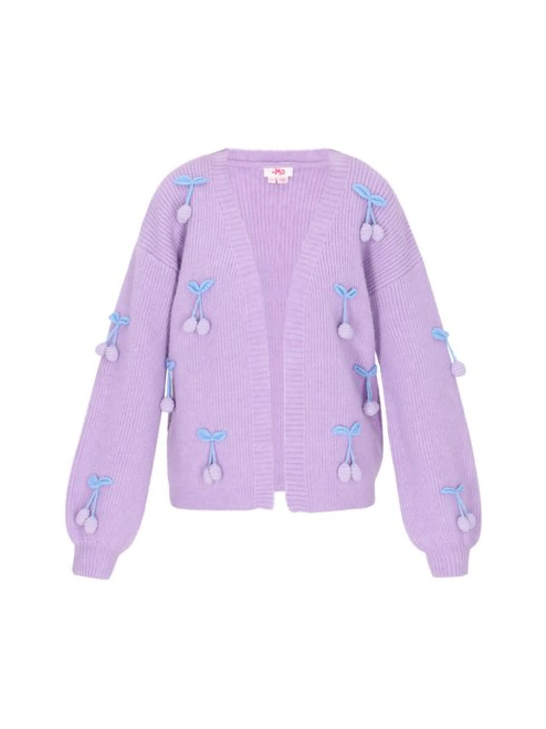MyMo Damen Strickjacke in lila