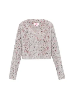 MyMo Damen Strickjacke in mehrfarbig