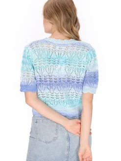 MyMo Damen Strickjacke in mehrfarbig