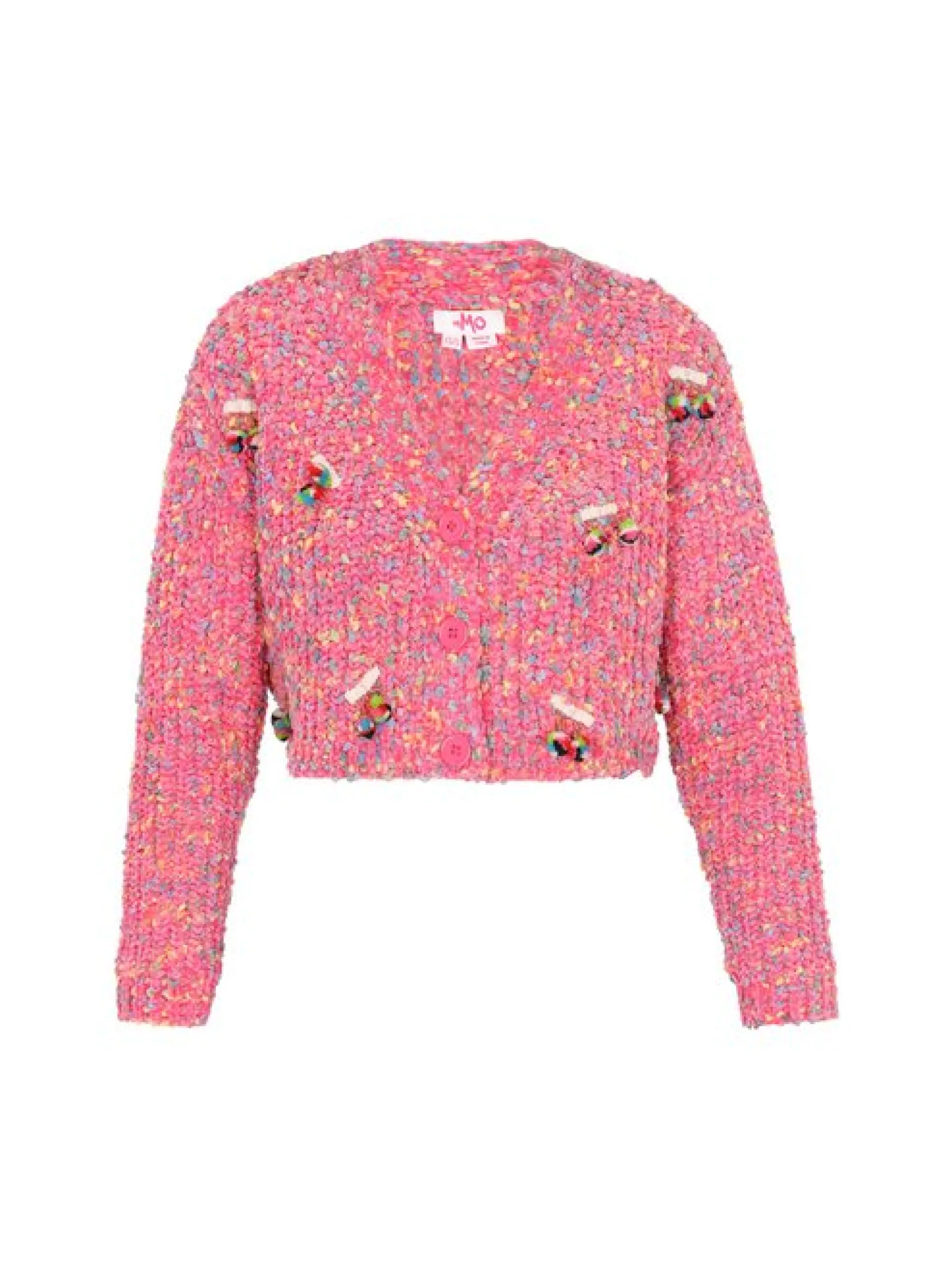 MyMo Damen Strickjacke in mehrfarbig