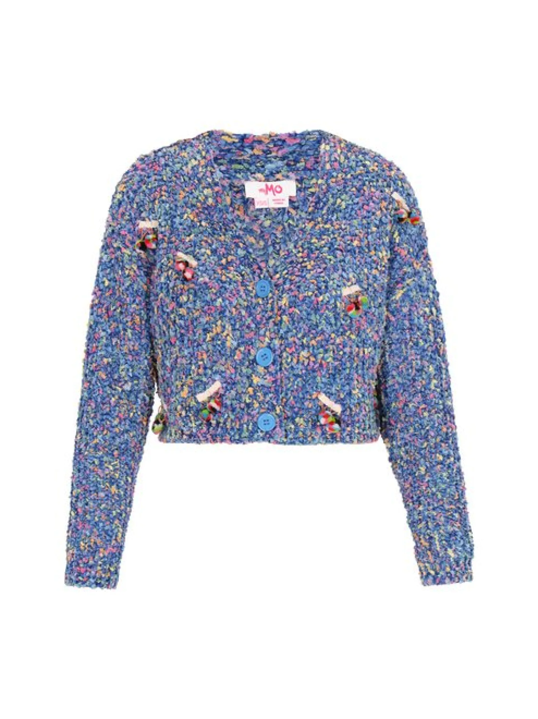 MyMo Damen Strickjacke in mehrfarbig