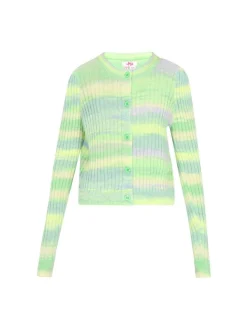 MyMo Damen Strickjacke in mehrfarbig