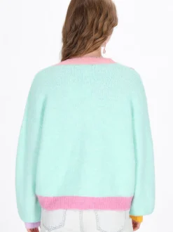 MyMo Damen Strickjacke in mint