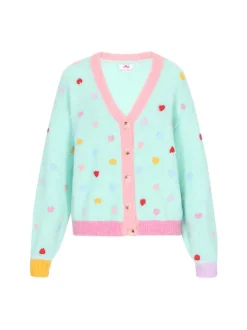 MyMo Damen Strickjacke in mint