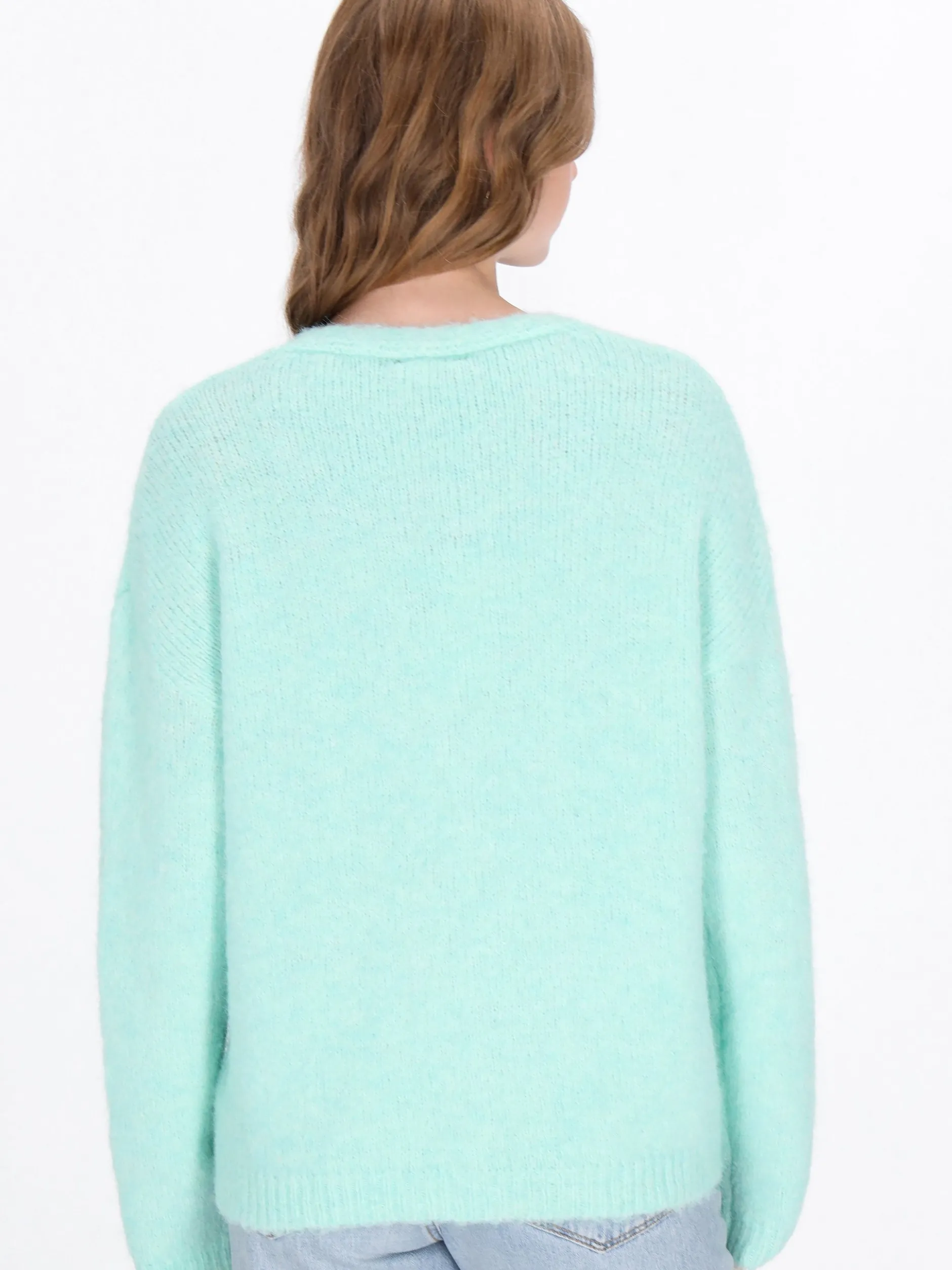 MyMo Damen Strickjacke in mint