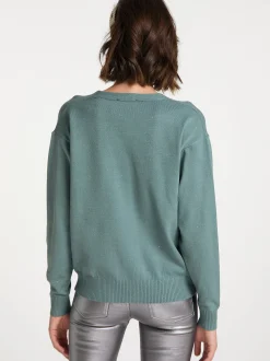 MyMo Damen Strickjacke in mint