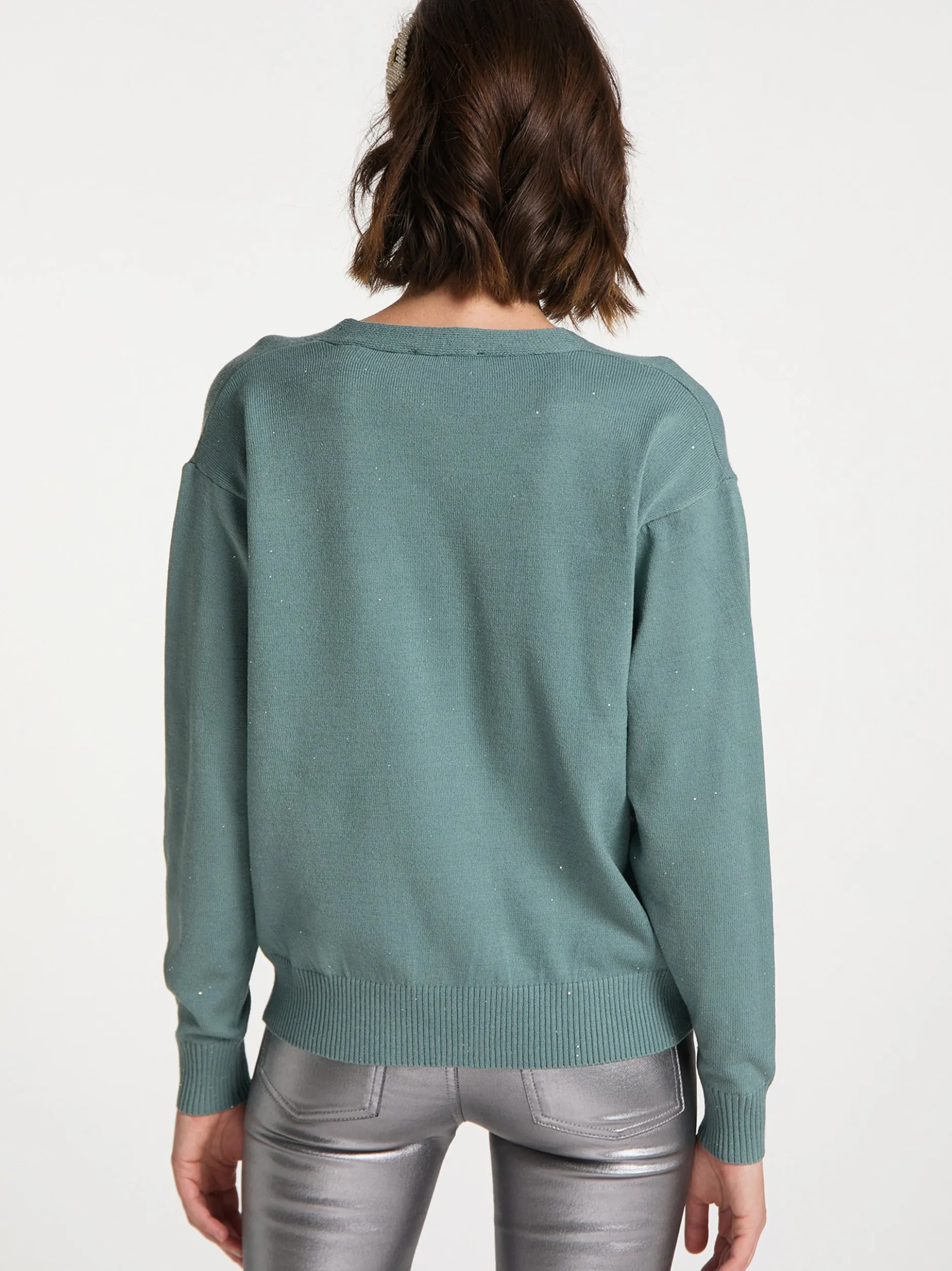 MyMo Damen Strickjacke in mint