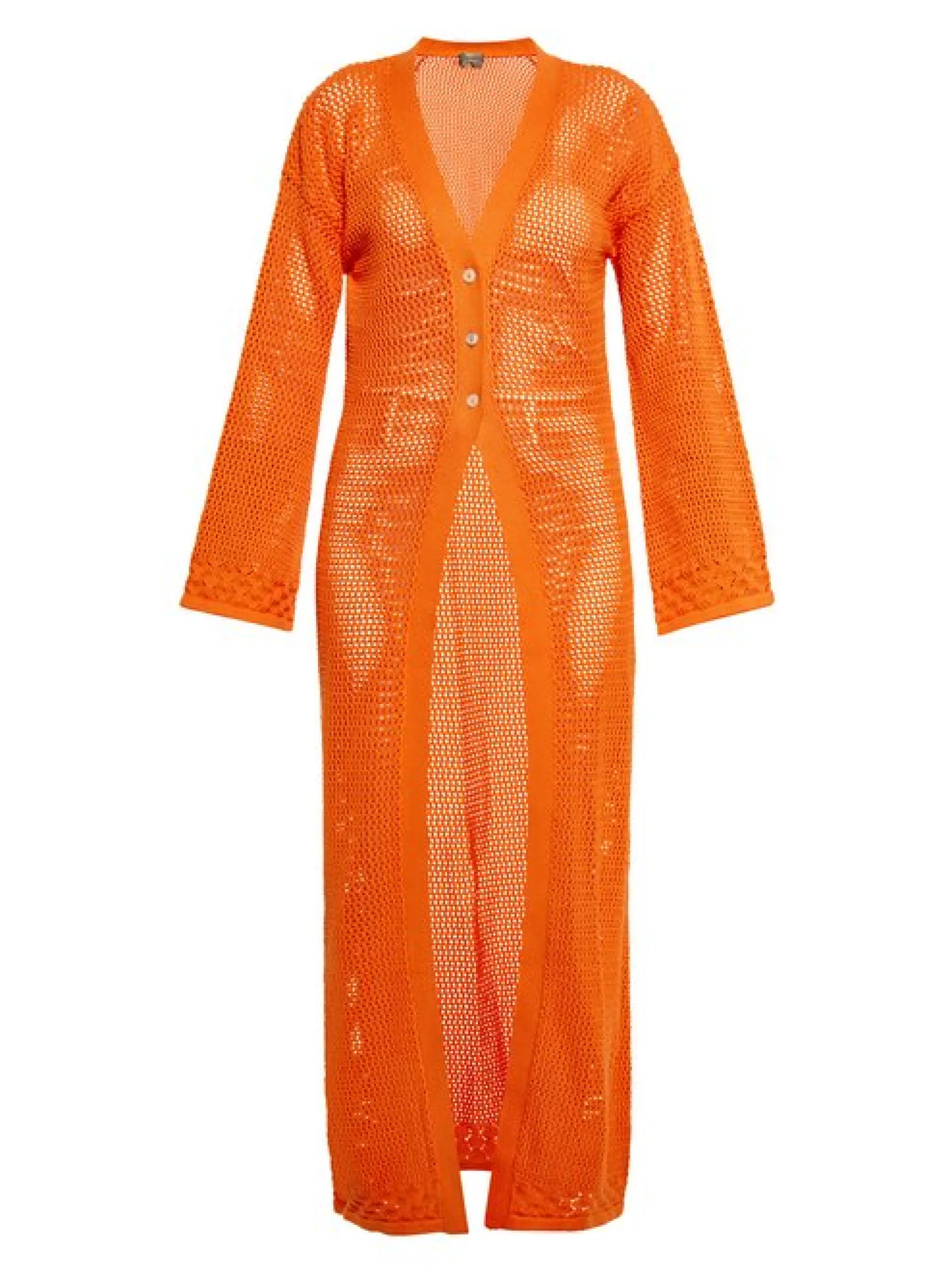 MyMo Damen Strickjacke in orange