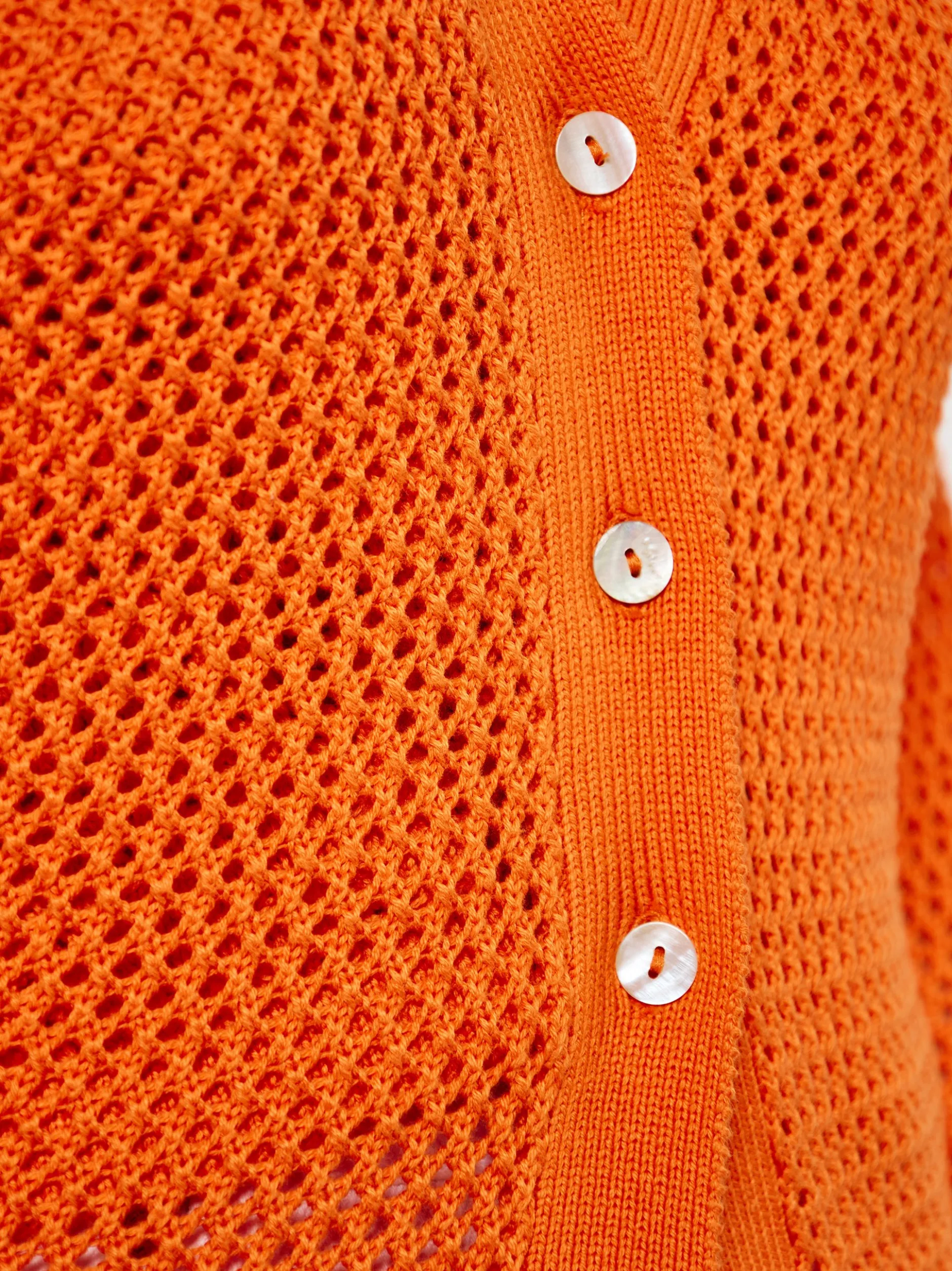 MyMo Damen Strickjacke in orange