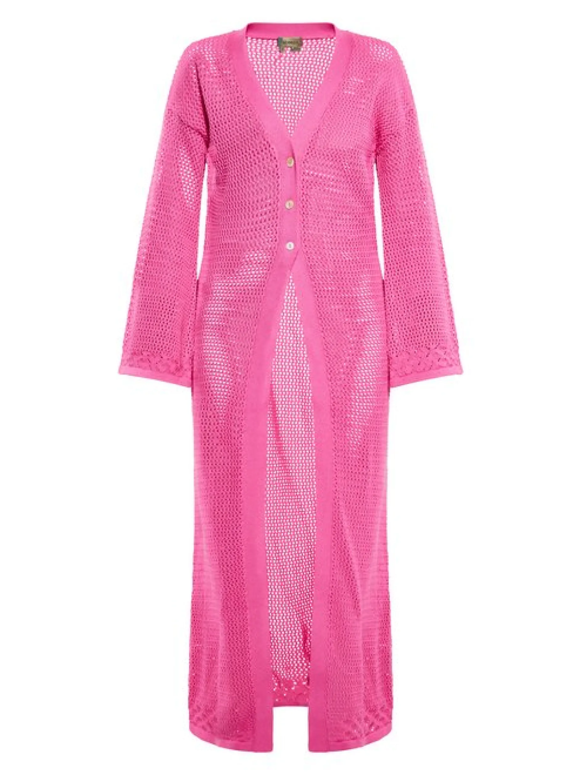 MyMo Damen Strickjacke in pink