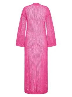 MyMo Damen Strickjacke in pink