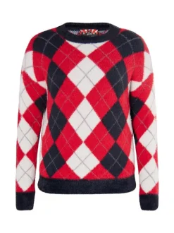 MyMo Damen Strickpullover in schwarz