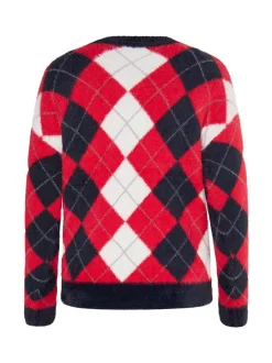 MyMo Damen Strickpullover in schwarz