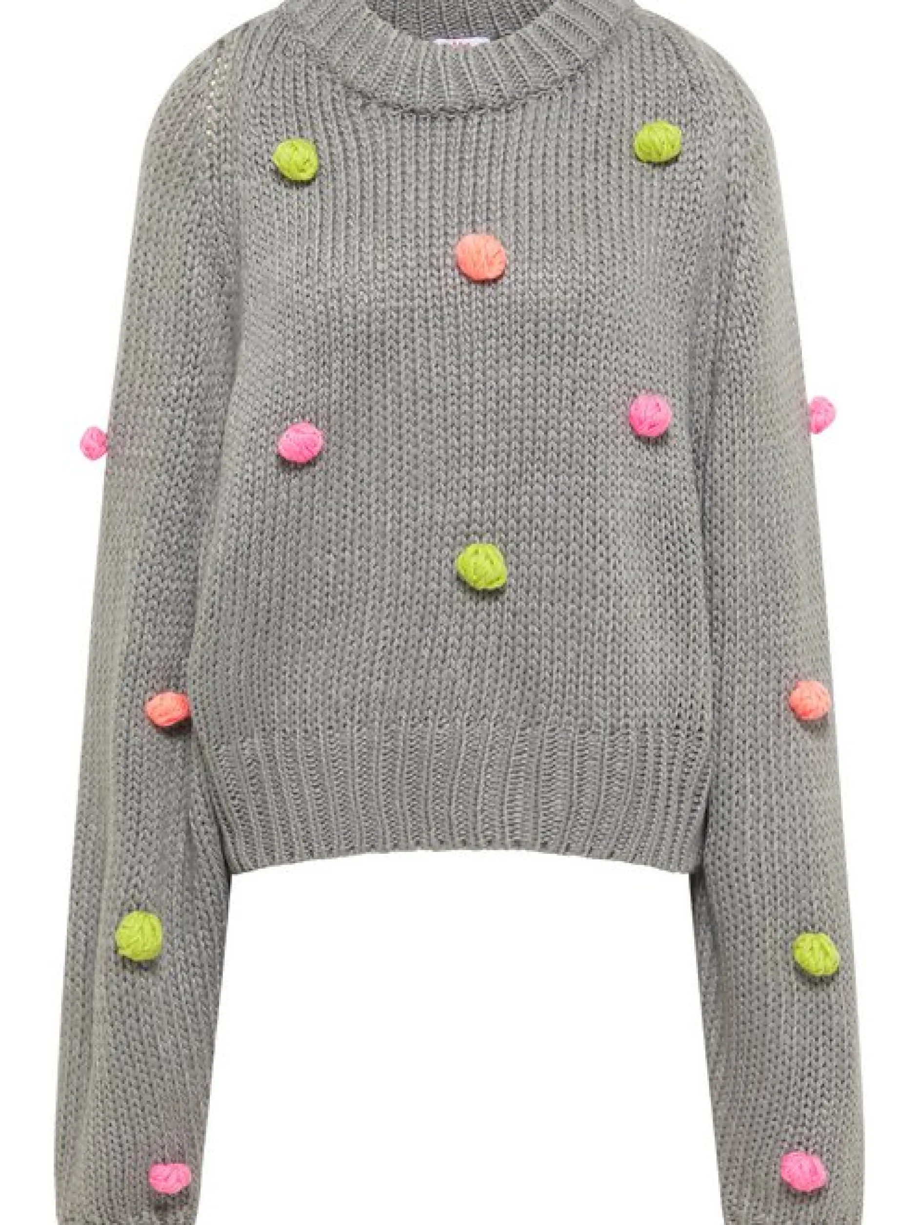 MyMo Damen Strickpullover in mehrfarbig