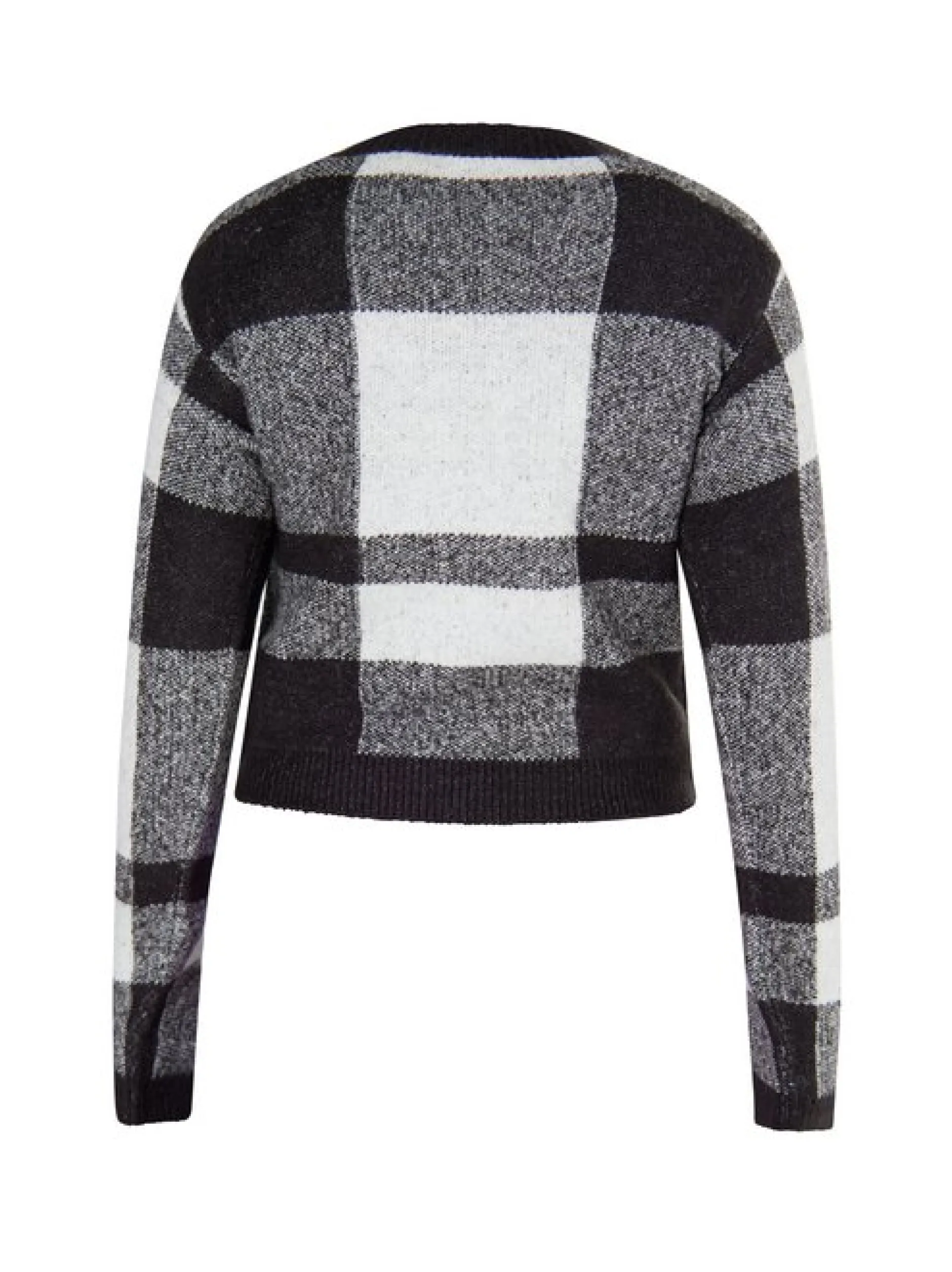 MyMo Damen Strickpullover in schwarz
