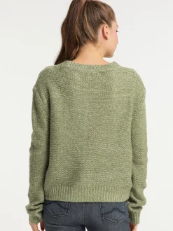 MyMo Damen Strickpullover in mehrfarbig